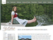 Tablet Screenshot of langdorf-zurpost.de